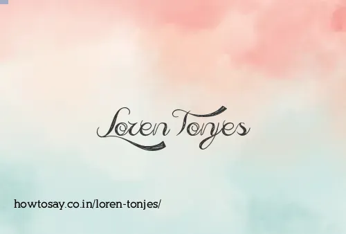 Loren Tonjes