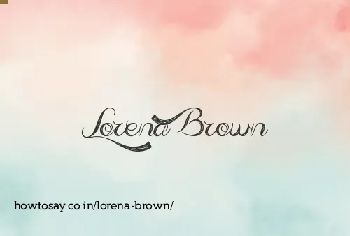 Lorena Brown