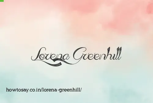 Lorena Greenhill