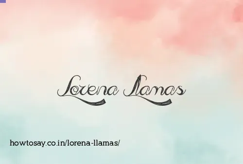 Lorena Llamas