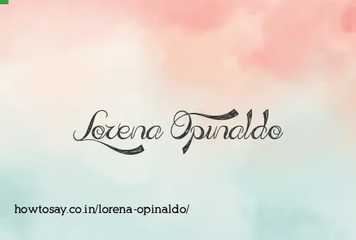 Lorena Opinaldo