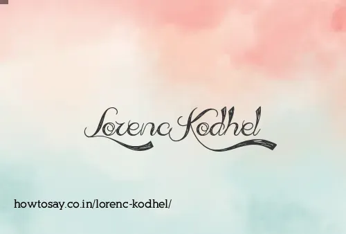 Lorenc Kodhel