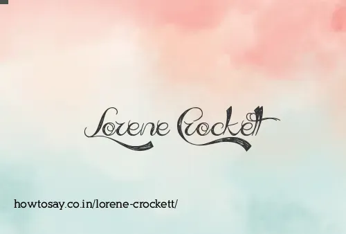 Lorene Crockett