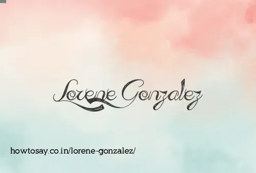 Lorene Gonzalez