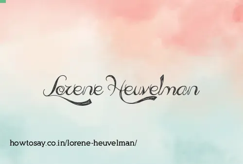 Lorene Heuvelman