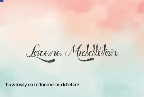 Lorene Middleton