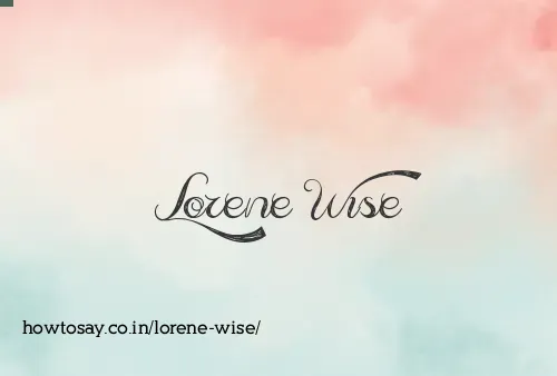 Lorene Wise