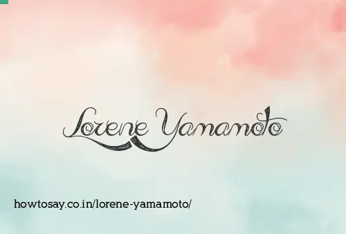 Lorene Yamamoto