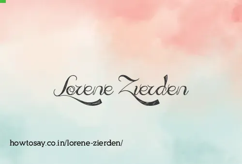 Lorene Zierden