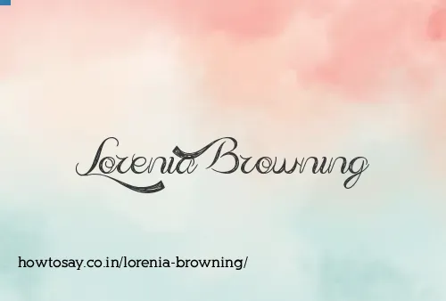 Lorenia Browning