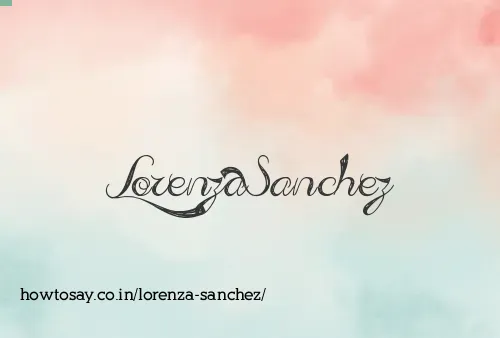 Lorenza Sanchez