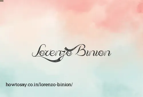 Lorenzo Binion