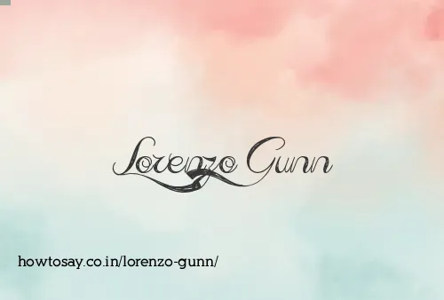 Lorenzo Gunn