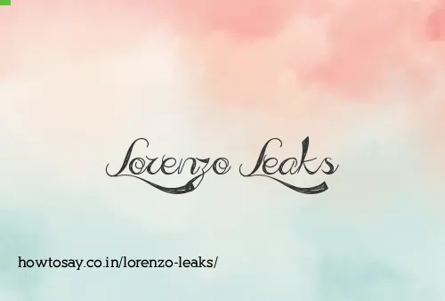 Lorenzo Leaks