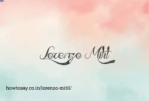 Lorenzo Mitil