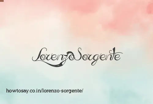 Lorenzo Sorgente