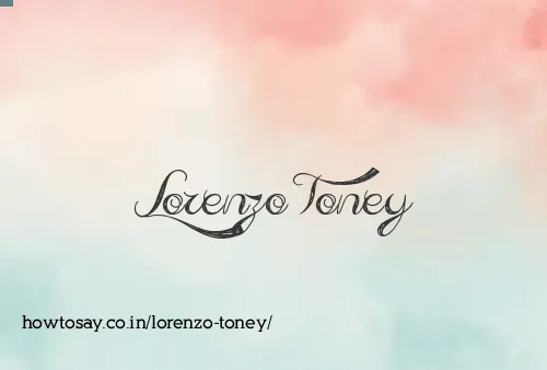 Lorenzo Toney