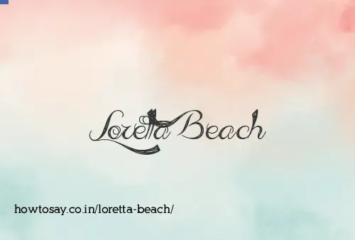 Loretta Beach