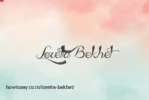 Loretta Bekhet