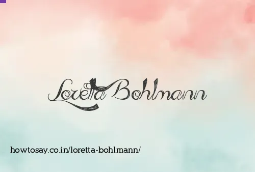 Loretta Bohlmann