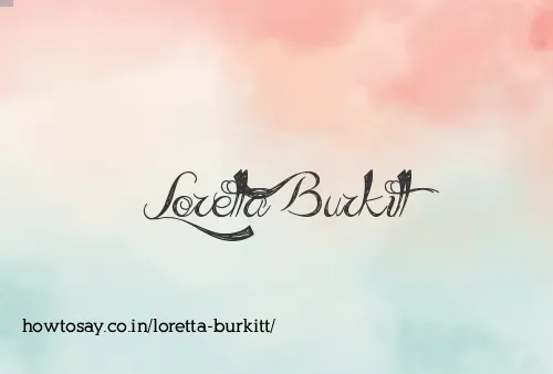 Loretta Burkitt