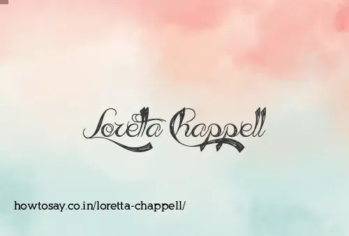 Loretta Chappell