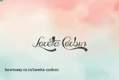 Loretta Corbin
