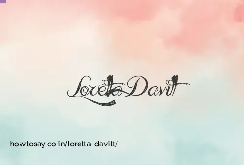 Loretta Davitt