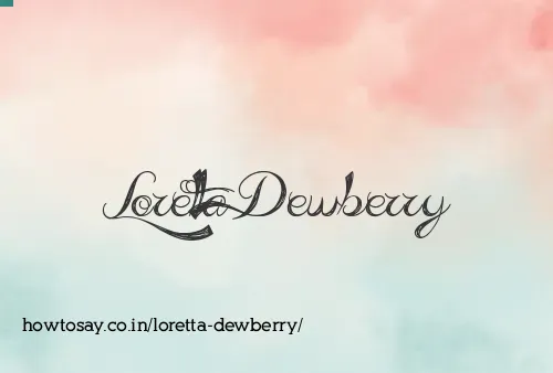 Loretta Dewberry