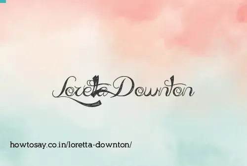 Loretta Downton