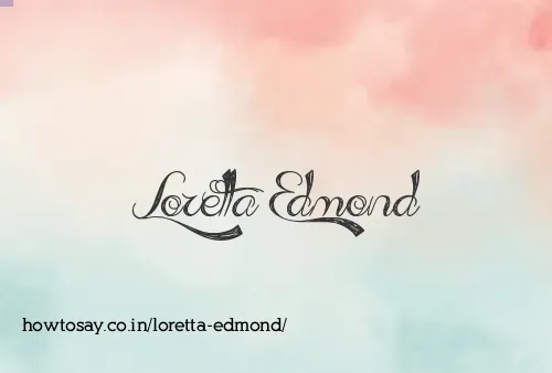 Loretta Edmond