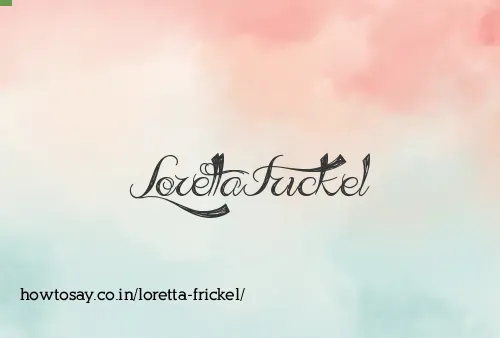 Loretta Frickel