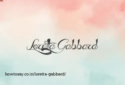 Loretta Gabbard