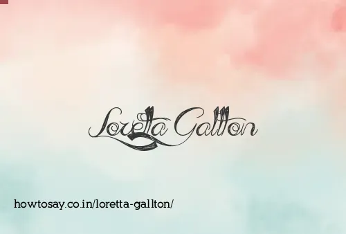 Loretta Gallton
