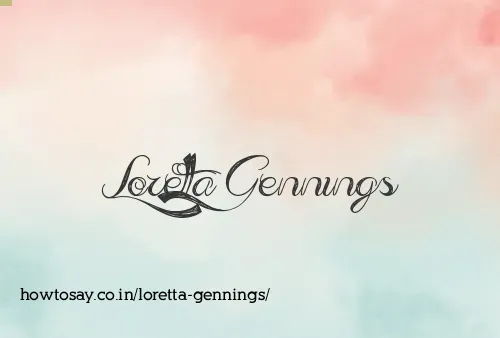 Loretta Gennings