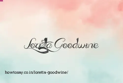 Loretta Goodwine