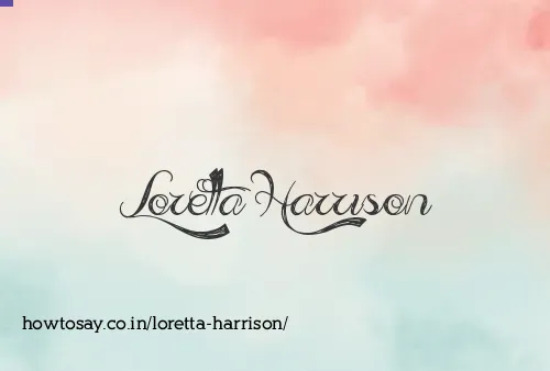 Loretta Harrison
