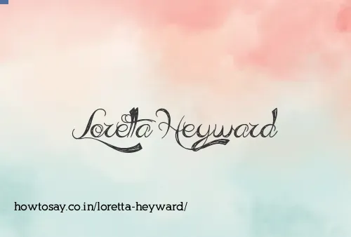 Loretta Heyward