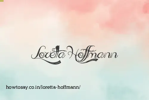 Loretta Hoffmann