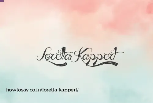 Loretta Kappert