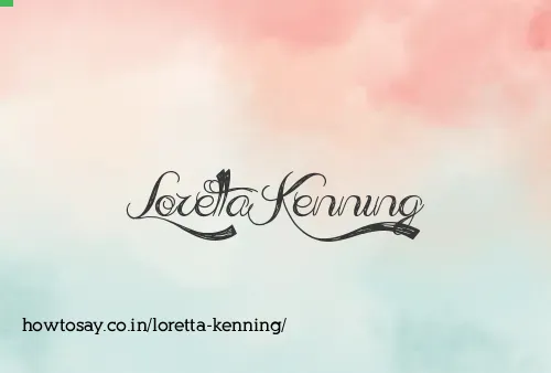 Loretta Kenning