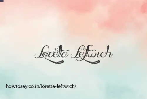 Loretta Leftwich