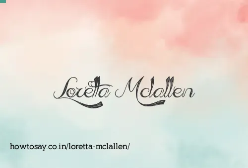 Loretta Mclallen