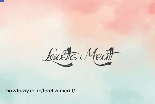 Loretta Meritt