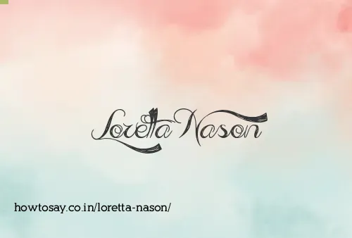Loretta Nason