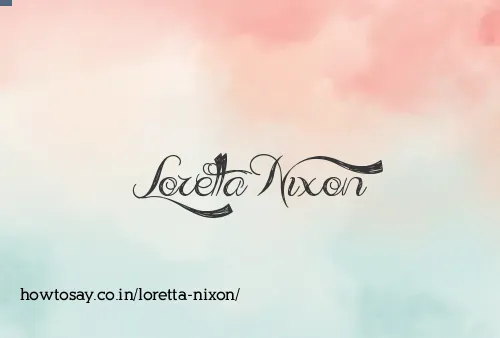 Loretta Nixon