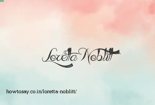 Loretta Noblitt