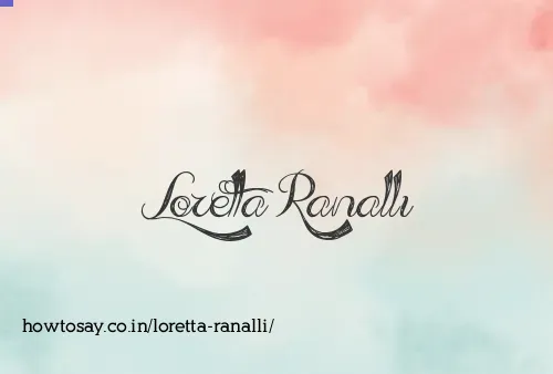Loretta Ranalli