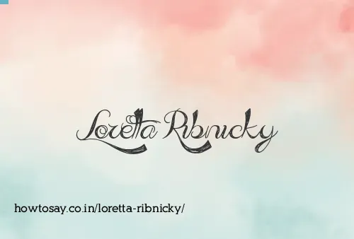 Loretta Ribnicky