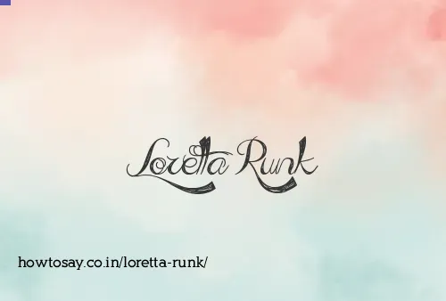 Loretta Runk
